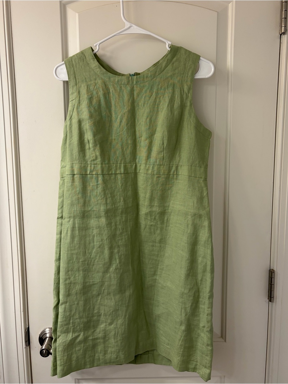 Gap Linen Shift Dress in Green Size Medium NWT